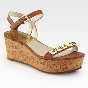 Michael Kors Persia Cork Sandals 6.5